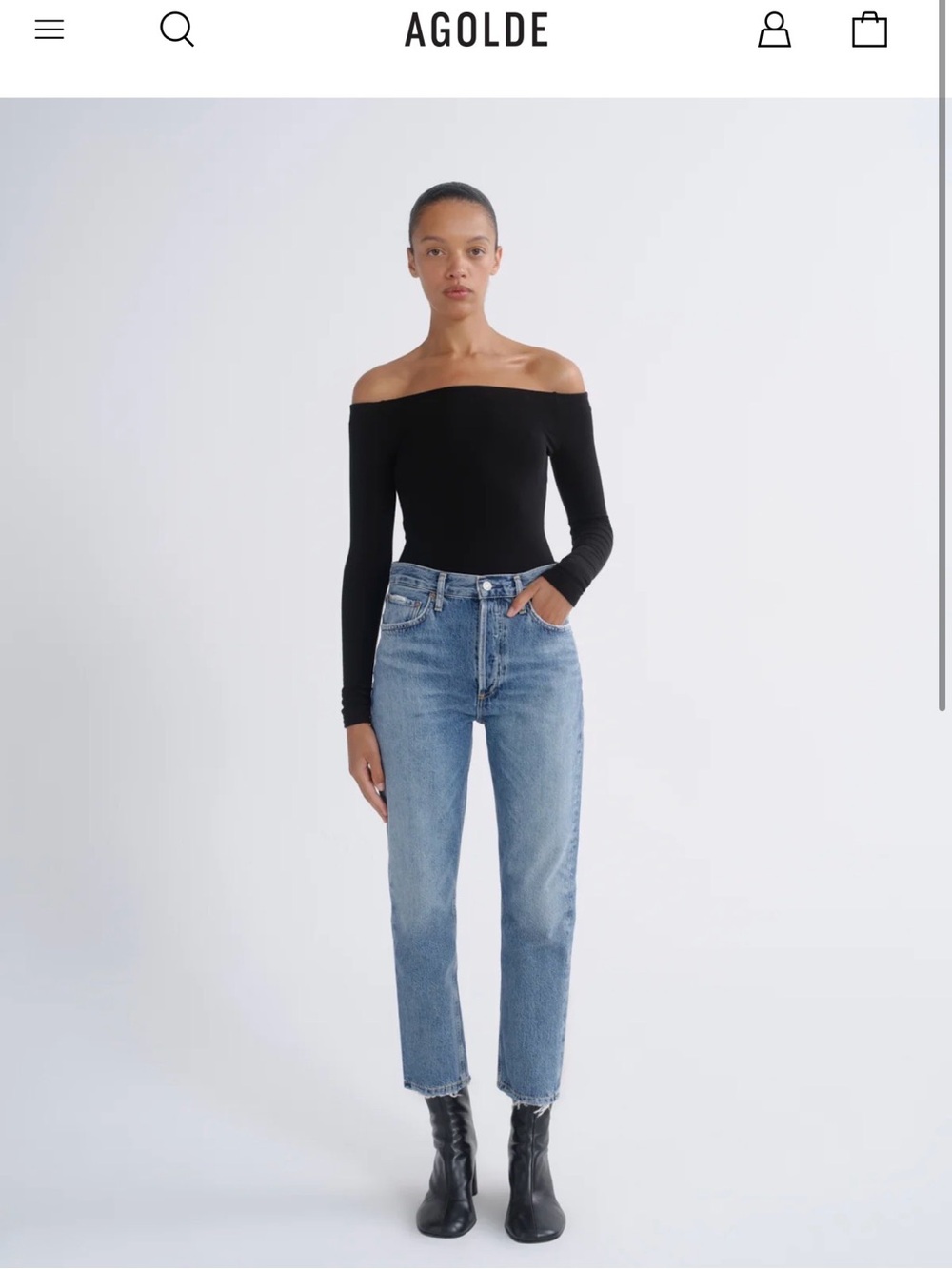 AGOLDE Riley long Jeans